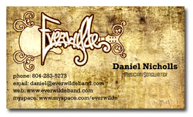 Everwilde Business card