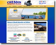 Chesdin Automotive website